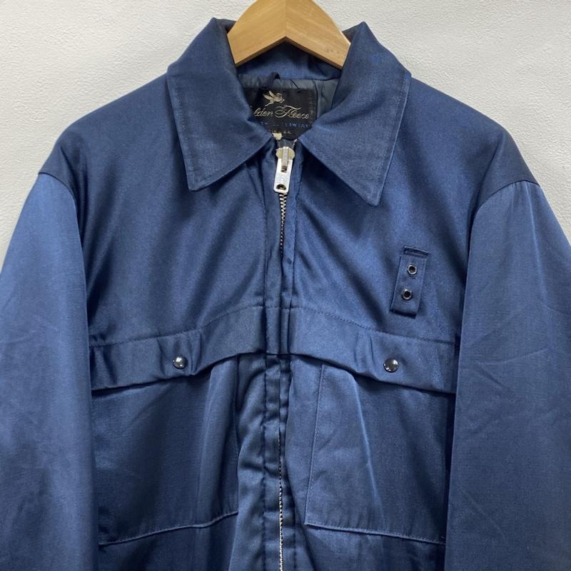 ヴィンテージ VINTAGE ジャケット、上着 ジャンパー、ブルゾン 70 s ゴールデンフリース Golden Fleece タイタンクロス ナイロンジャケット USA製 42 42 無地 紺 / ネイビー / navy メンズ USED 古着 中古 50112050
