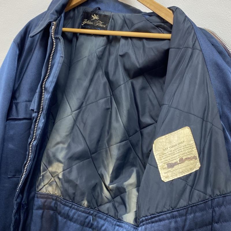 ヴィンテージ VINTAGE ジャケット、上着 ジャンパー、ブルゾン 70 s ゴールデンフリース Golden Fleece タイタンクロス ナイロンジャケット USA製 42 42 無地 紺 / ネイビー / navy メンズ USED 古着 中古 50112050