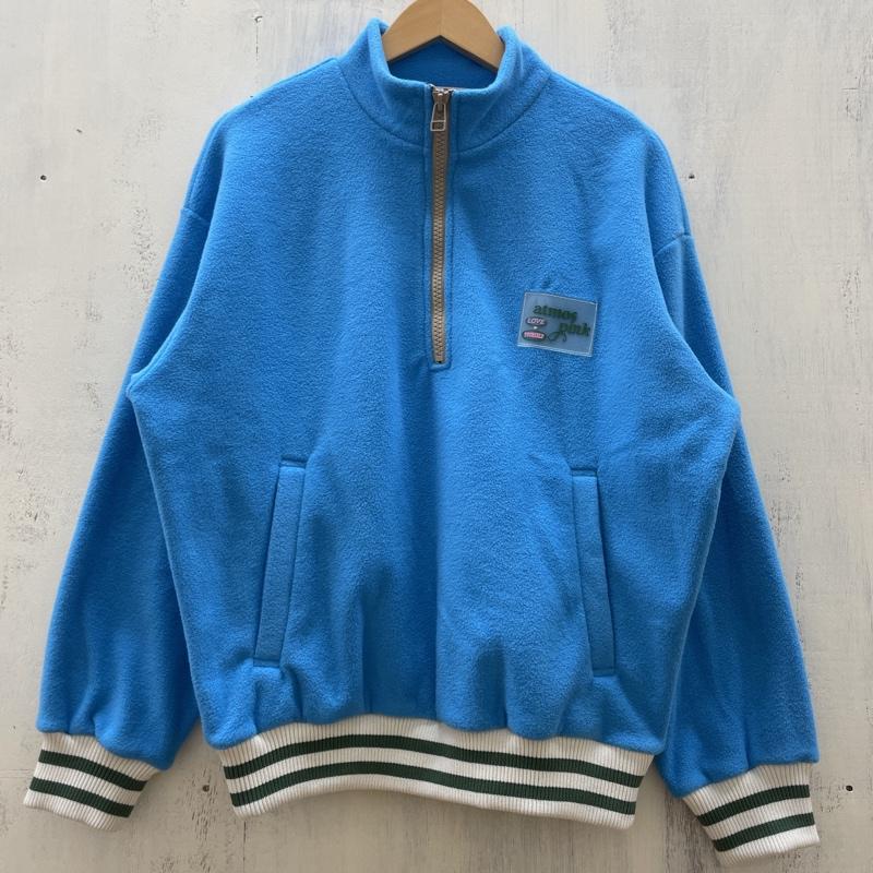 アトモス atmos ジャケット、上着 ジャンパー、ブルゾン 21AW-AYJK03 pink ハーフジップ フリースジャケット FREE 水色 / ライトブルー / レディース USED 古着 中古 50112087