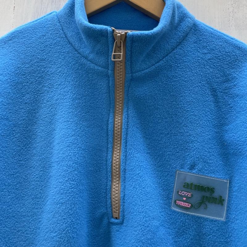 アトモス atmos ジャケット、上着 ジャンパー、ブルゾン 21AW-AYJK03 pink ハーフジップ フリースジャケット FREE 水色 / ライトブルー / レディース USED 古着 中古 50112087