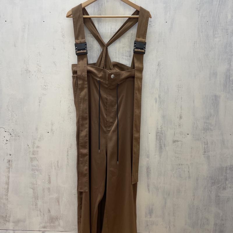 ジーヴィジーヴィ G.V.G.V. サロペット・オーバーオール サロペット、オーバーオール GV1711016 TWILL UTILITY BRACES TROUSERS ツイルユーティリティ 34 茶 / ブラウン / brown レディース USED 古着 中古 50112111