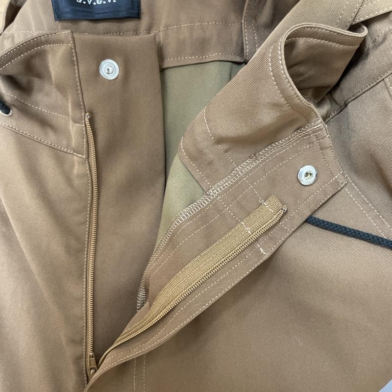 ジーヴィジーヴィ G.V.G.V. サロペット・オーバーオール サロペット、オーバーオール GV1711016 TWILL UTILITY BRACES TROUSERS ツイルユーティリティ 34 茶 / ブラウン / brown レディース USED 古着 中古 50112111