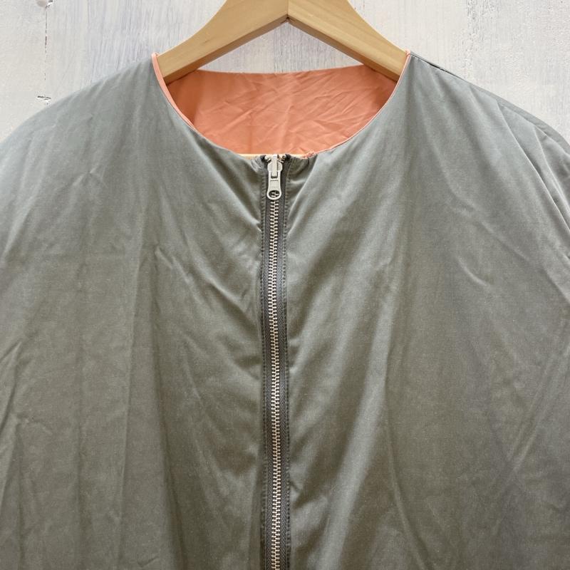 アメリ AMERI ジャケット、上着 ダウンジャケット 01120750930 REVERSIBLE MUFFLER SE リバーシブル マフラー FREE カーキ / カーキ / khaki X 橙 / オレンジ / orange レディース USED 古着 中古 50112113