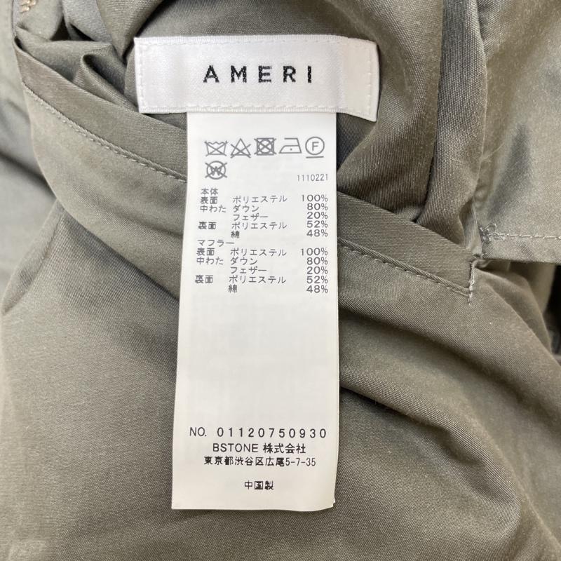 アメリ AMERI ジャケット、上着 ダウンジャケット 01120750930 REVERSIBLE MUFFLER SE リバーシブル マフラー FREE カーキ / カーキ / khaki X 橙 / オレンジ / orange レディース USED 古着 中古 50112113