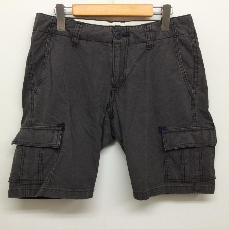 ティーエムティー TMT パンツ ショートパンツ TSP-S1405 ユーズド加工 コットン カーゴショーツ ショートパンツ M 無地 灰 / グレー / gray メンズ USED 古着 中古 50112164