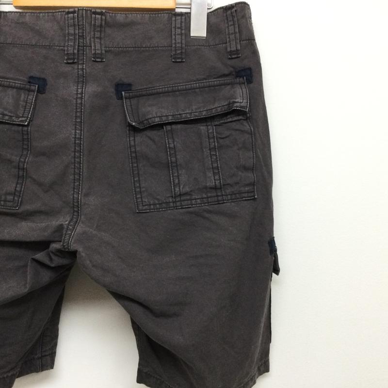 ティーエムティー TMT パンツ ショートパンツ TSP-S1405 ユーズド加工 コットン カーゴショーツ ショートパンツ M 無地 灰 / グレー / gray メンズ USED 古着 中古 50112164