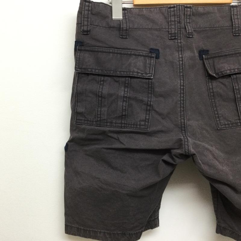ティーエムティー TMT パンツ ショートパンツ TSP-S1405 ユーズド加工 コットン カーゴショーツ ショートパンツ M 無地 灰 / グレー / gray メンズ USED 古着 中古 50112164