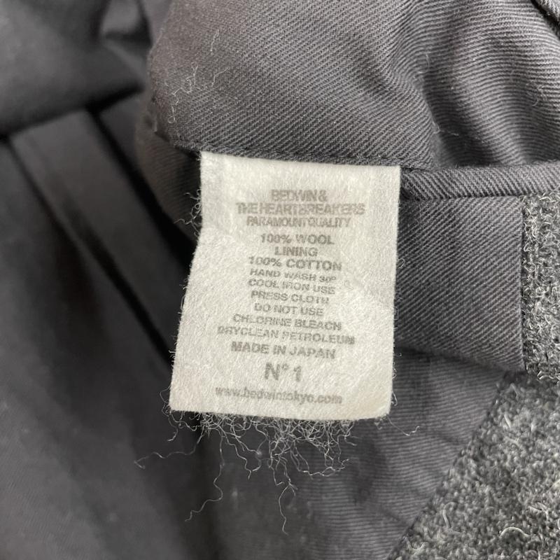 ベドウィン BEDWIN コート コート一般 2B TWEED CHESTER COAT BYRNE ツイード チェスター コート 無地 ダークグレー / ダークグレー / メンズ USED 古着 中古 50112251