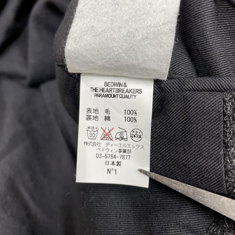 ベドウィン BEDWIN コート コート一般 2B TWEED CHESTER COAT BYRNE ツイード チェスター コート 無地 ダークグレー / ダークグレー / メンズ USED 古着 中古 50112251