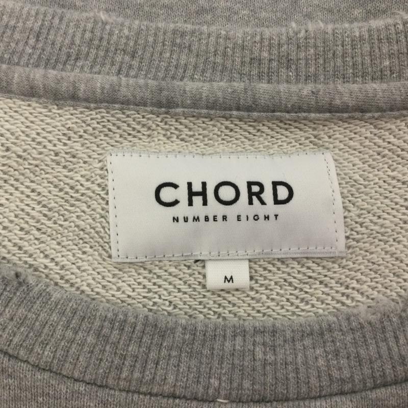 コードナンバーエイト CHORD NUMBER EIGHT トレーナー 七分袖 CH01-02L1-VH50 3/4 SLEEVE CRASH SWEAT ダメージ加工 裾・袖カットオフ M 無地 灰 / グレー / gray メンズ USED 古着 中古 50112396