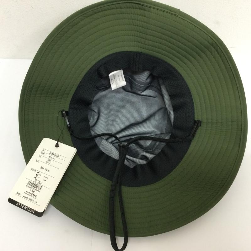 古着 USED 帽子 ハット BLUE infinity ICE ブルーインフィニティアイス WP3L HAT BIA95901 ハット 56-60cm 高機能 3層構造 撥水加工 防水透湿フィルム あご紐 - 無地 X ロゴ、文字 カーキ / カーキ / khaki メンズ USED 古着 中古 50112592