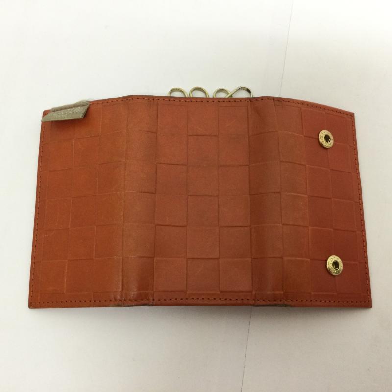 ポーター PORTER キーケース キーケース B印 YOSHIDA / 別注 “GIMMIE QUILT” レザー 6連キーケース -  茶 / ブラウン / brown メンズ USED 古着 中古 50112691
