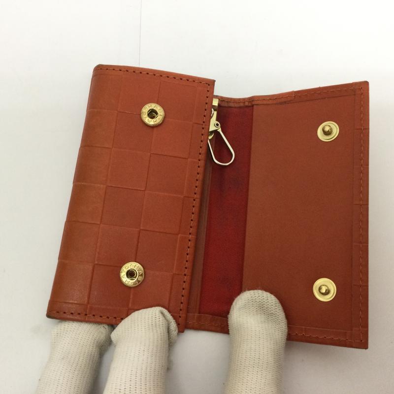 ポーター PORTER キーケース キーケース B印 YOSHIDA / 別注 “GIMMIE QUILT” レザー 6連キーケース -  茶 / ブラウン / brown メンズ USED 古着 中古 50112691