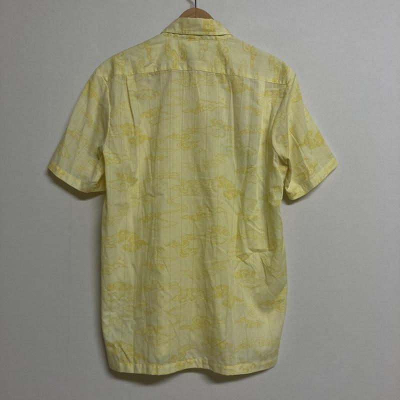 古着 USED シャツ、ブラウス 半袖 Kahu / カフー　半袖 ボタンダウン かりゆしウェア アロハシャツ L 総柄 黄 / イエロー / yellow メンズ USED 古着 中古 50112823