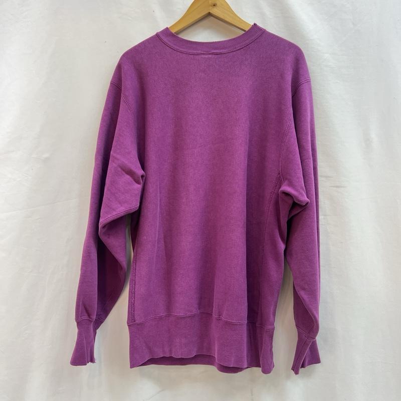 チャンピオン Champion トレーナー 長袖 90s USA製 刺繍タグ リバースウィーブ スウェット ヴィンテージ XL 紫 / パープル / purple メンズ USED 古着 中古 50112855
