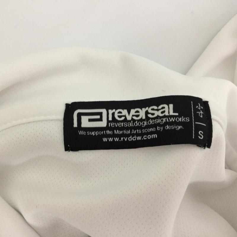 リバーサル reversal ポロシャツ 半袖 フロントロゴプリント 半袖ポロシャツ S ロゴ、文字 白 / ホワイト / white メンズ USED 古着 中古 50112864