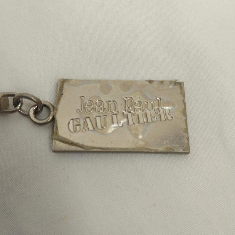 ジャンポールゴルチエ Jean Paul Gaultier キーホルダー キーホルダー 5連 キーチェーン キーホルダー ロゴ プレート - 銀 / シルバー / silver color メンズ USED 古着 中古 50112877