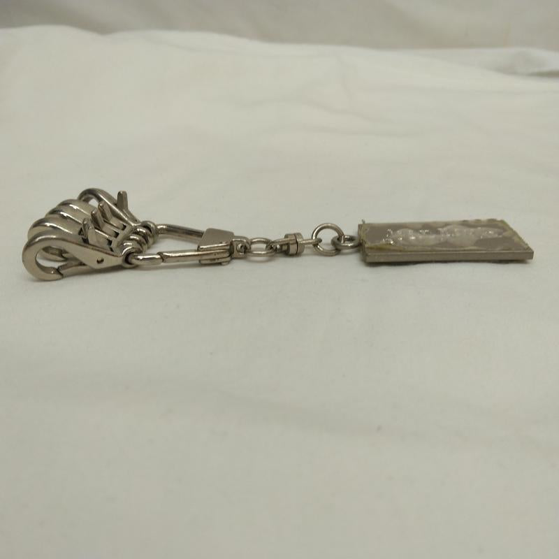 ジャンポールゴルチエ Jean Paul Gaultier キーホルダー キーホルダー 5連 キーチェーン キーホルダー ロゴ プレート - 銀 / シルバー / silver color メンズ USED 古着 中古 50112877