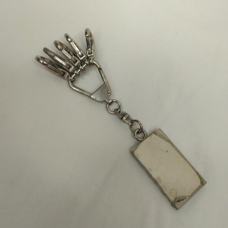 ジャンポールゴルチエ Jean Paul Gaultier キーホルダー キーホルダー 5連 キーチェーン キーホルダー ロゴ プレート - 銀 / シルバー / silver color メンズ USED 古着 中古 50112877