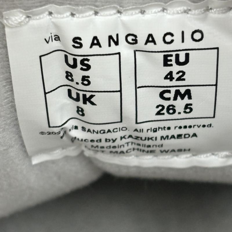 古着 USED スニーカー スニーカー via SANGACIO ヴィアサンガッチョ にゅ～ず MOSS GRAY 26.5cm 灰 / グレー / gray メンズ USED 古着 中古 50112900