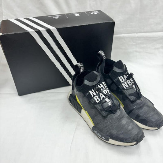 アディダス adidas スニーカー スニーカー EE9702 NBHD BAPE NMD STEALTH A BATHING APE NEIGHBORHOOD 26.5cm 黒 / ブラック / black メンズ USED 古着 中古 50112901