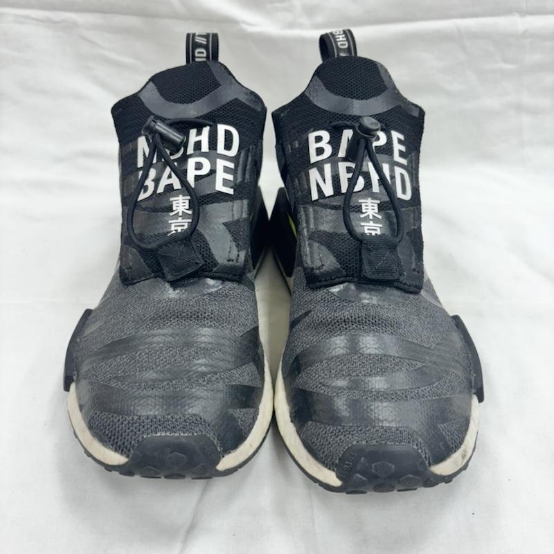アディダス adidas スニーカー スニーカー EE9702 NBHD BAPE NMD STEALTH A BATHING APE NEIGHBORHOOD 26.5cm 黒 / ブラック / black メンズ USED 古着 中古 50112901