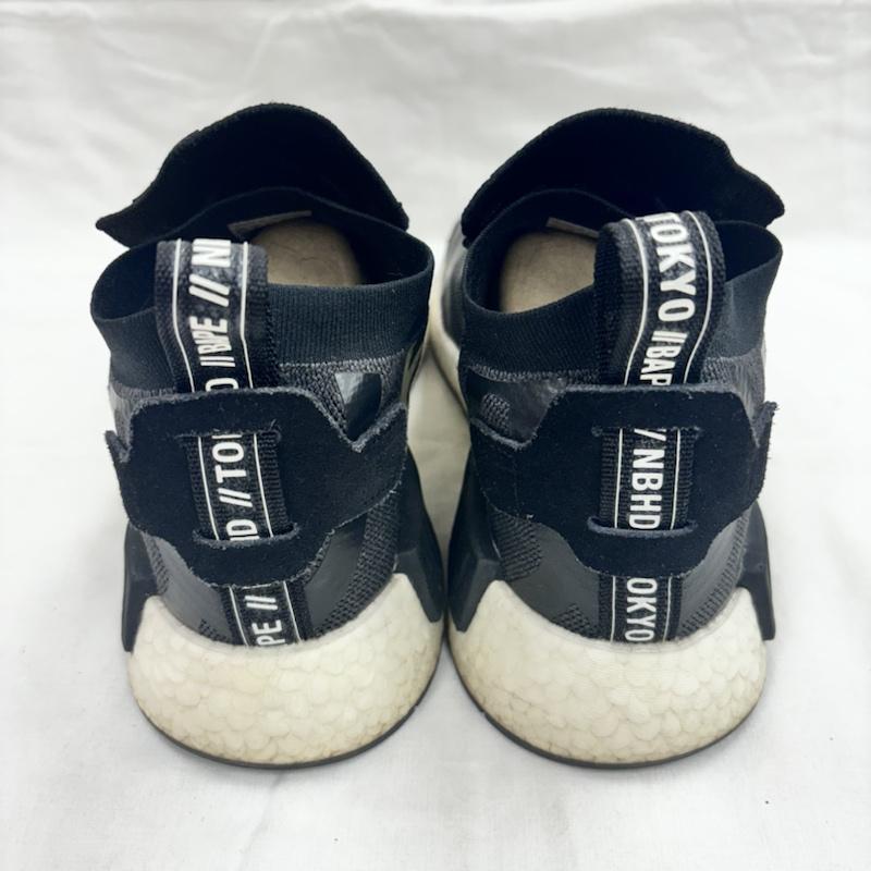 アディダス adidas スニーカー スニーカー EE9702 NBHD BAPE NMD STEALTH A BATHING APE NEIGHBORHOOD 26.5cm 黒 / ブラック / black メンズ USED 古着 中古 50112901