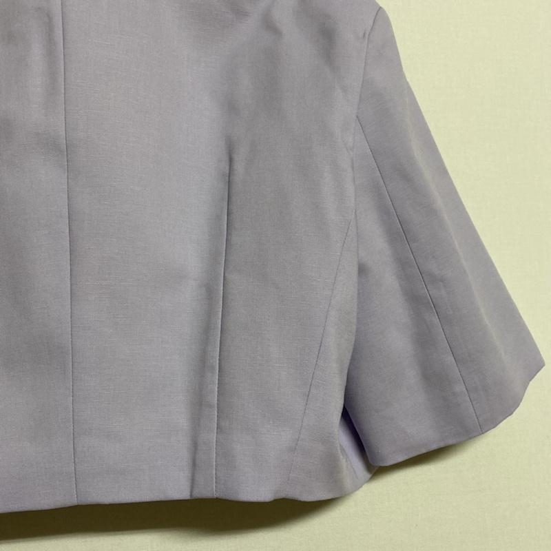 クラネ CLANE セットアップ セットアップ CLANE CROPPED TAILORED JACKET CURVE LINE PANTS セットアップ カジュアルスーツ 16103-0472 / 16110-7322 2 無地 紫 / パープル / purple レディース USED 古着 中古 50113191