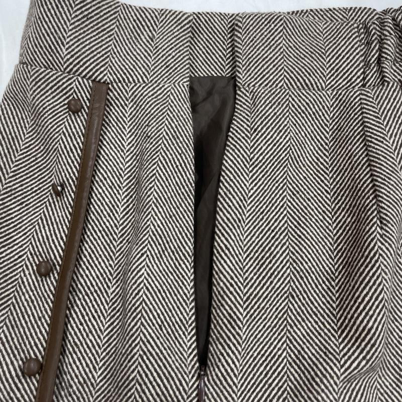 リゼクシー RESEXXY スカート ロングスカート 152240802701-01 ヘリンボーンスリットロング FREE 茶 / ブラウン / brown レディース USED 古着 中古 50113306