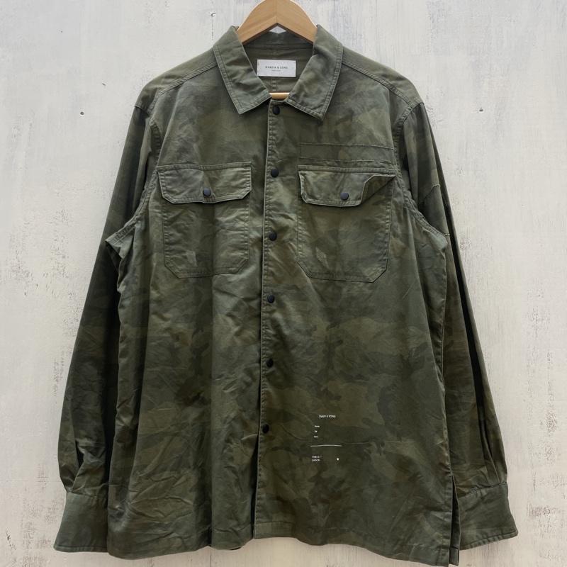 古着 USED ジャケット、上着 ジャンパー、ブルゾン Ovadia&Sons オバディアアンドサンズ カモフラ 迷彩柄 ミリタリー シャツ S メンズ USED 古着 中古 50113381