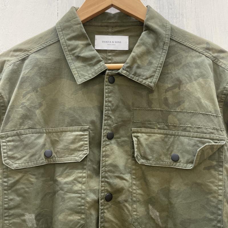 古着 USED ジャケット、上着 ジャンパー、ブルゾン Ovadia&Sons オバディアアンドサンズ カモフラ 迷彩柄 ミリタリー シャツ S メンズ USED 古着 中古 50113381
