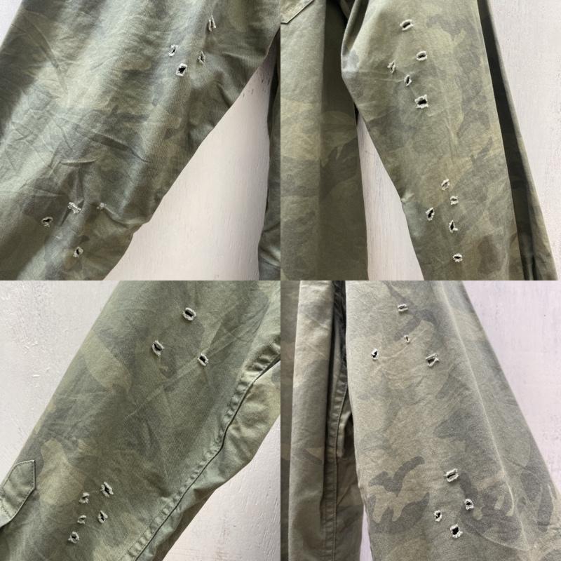 古着 USED ジャケット、上着 ジャンパー、ブルゾン Ovadia&Sons オバディアアンドサンズ カモフラ 迷彩柄 ミリタリー シャツ S メンズ USED 古着 中古 50113381