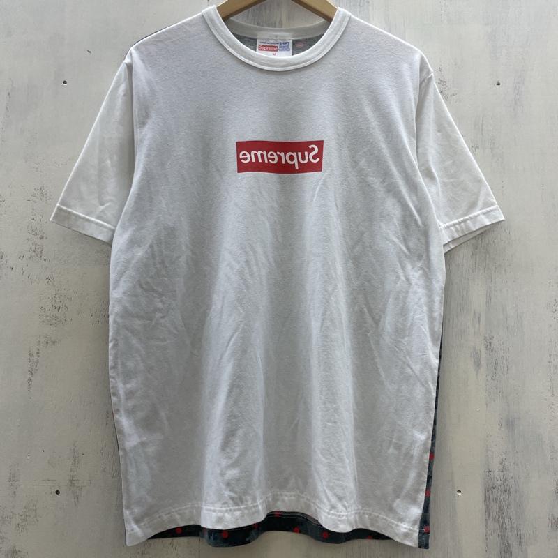 シュプリーム Supreme Tシャツ 半袖 ✕ COMME des GARCONS SHIRT ギャルソン 13SS 反転 Box Logo S/S Tee M 白 / ホワイト / white メンズ USED 古着 中古 50113614