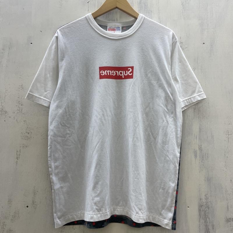 シュプリーム Supreme Tシャツ 半袖 ✕ COMME des GARCONS SHIRT ギャルソン 13SS 反転 Box Logo S/S Tee M 白 / ホワイト / white メンズ USED 古着 中古 50113614