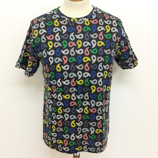 ピーエスポールスミス PS Paul Smith Tシャツ 半袖 172503 総柄プリント 半袖シャツ L 総柄 黒 / ブラック / black X マルチカラー / マルチカラー / multicolor メンズ USED 古着 中古 50113647
