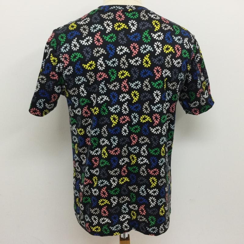 ピーエスポールスミス PS Paul Smith Tシャツ 半袖 172503 総柄プリント 半袖シャツ L 総柄 黒 / ブラック / black X マルチカラー / マルチカラー / multicolor メンズ USED 古着 中古 50113647