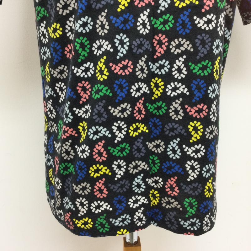ピーエスポールスミス PS Paul Smith Tシャツ 半袖 172503 総柄プリント 半袖シャツ L 総柄 黒 / ブラック / black X マルチカラー / マルチカラー / multicolor メンズ USED 古着 中古 50113647
