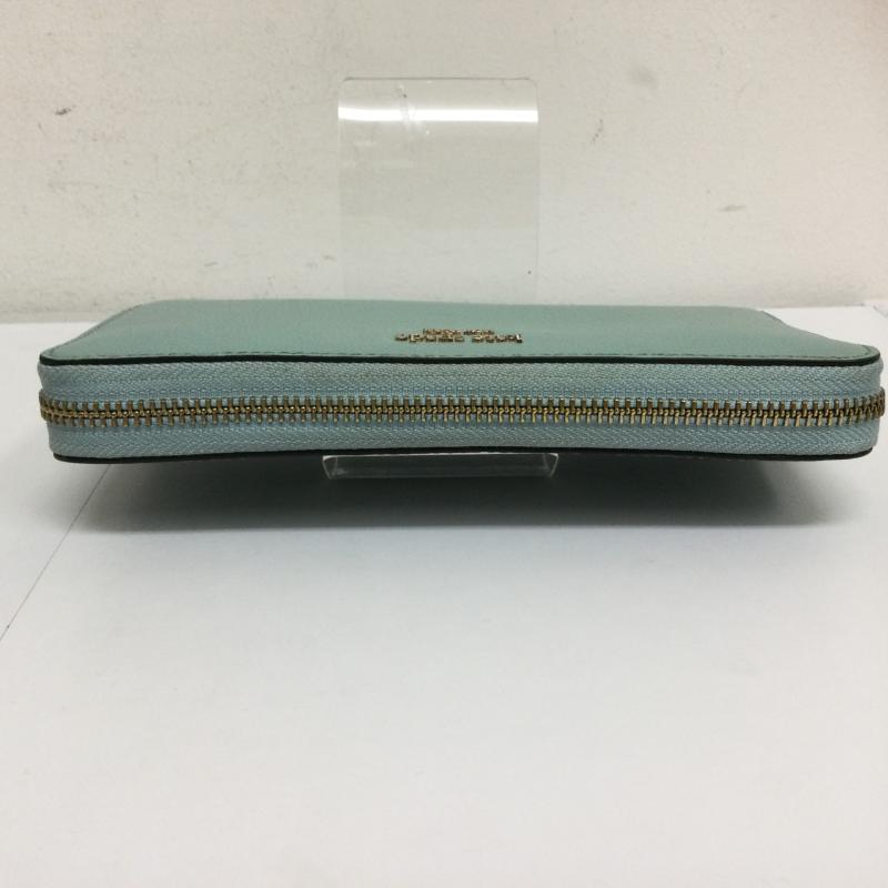 ケイト・スペード ニューヨーク kate spade new york 財布 長財布 PWRU7599 ラウンドファスナー 長財布 - ロゴ、文字 薄緑 / ライトグリーン / レディース USED 古着 中古 50113867