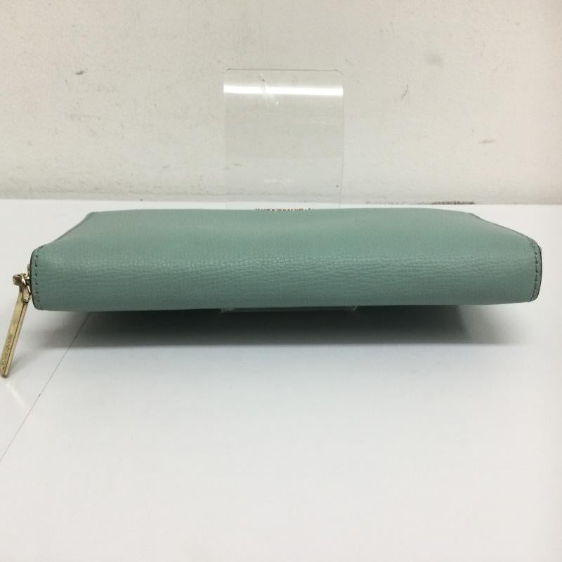 ケイト・スペード ニューヨーク kate spade new york 財布 長財布 PWRU7599 ラウンドファスナー 長財布 - ロゴ、文字 薄緑 / ライトグリーン / レディース USED 古着 中古 50113867