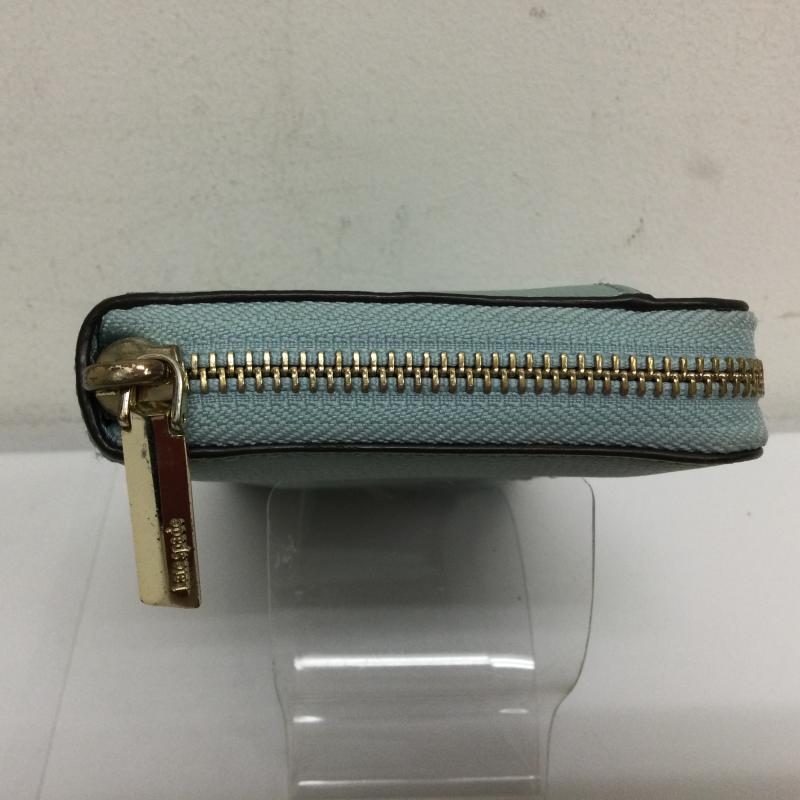 ケイト・スペード ニューヨーク kate spade new york 財布 長財布 PWRU7599 ラウンドファスナー 長財布 - ロゴ、文字 薄緑 / ライトグリーン / レディース USED 古着 中古 50113867