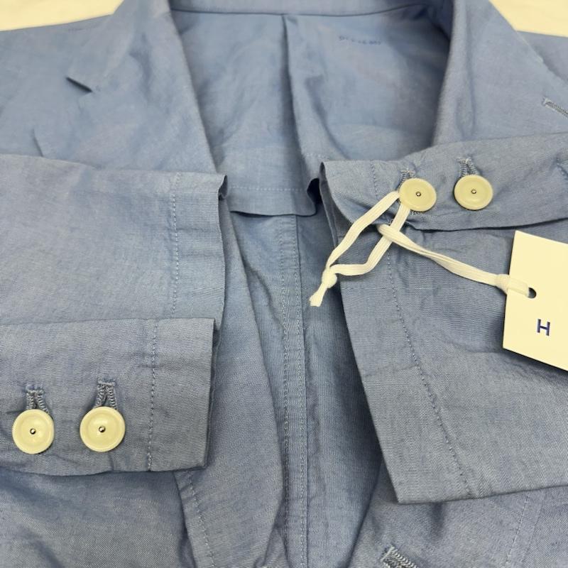 ジェイプレス J.PRESS ジャケット、上着 ジャケット、ブレザー SH エスエイチ BLZAR COTTON コットン ジャケット SH-JPRS-003 40 水色 / ライトブルー / メンズ USED 古着 中古 50113879