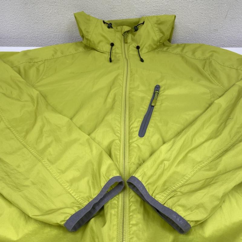 マムート Mammut ジャケット、上着 ジャンパー、ブルゾン 1010-09200 SALOBER Jacket サロバー フード付き ロゴ ジャケット S ロゴ、文字 X プリント 黄緑 / イエローグリーン / メンズ USED 古着 中古 50113908