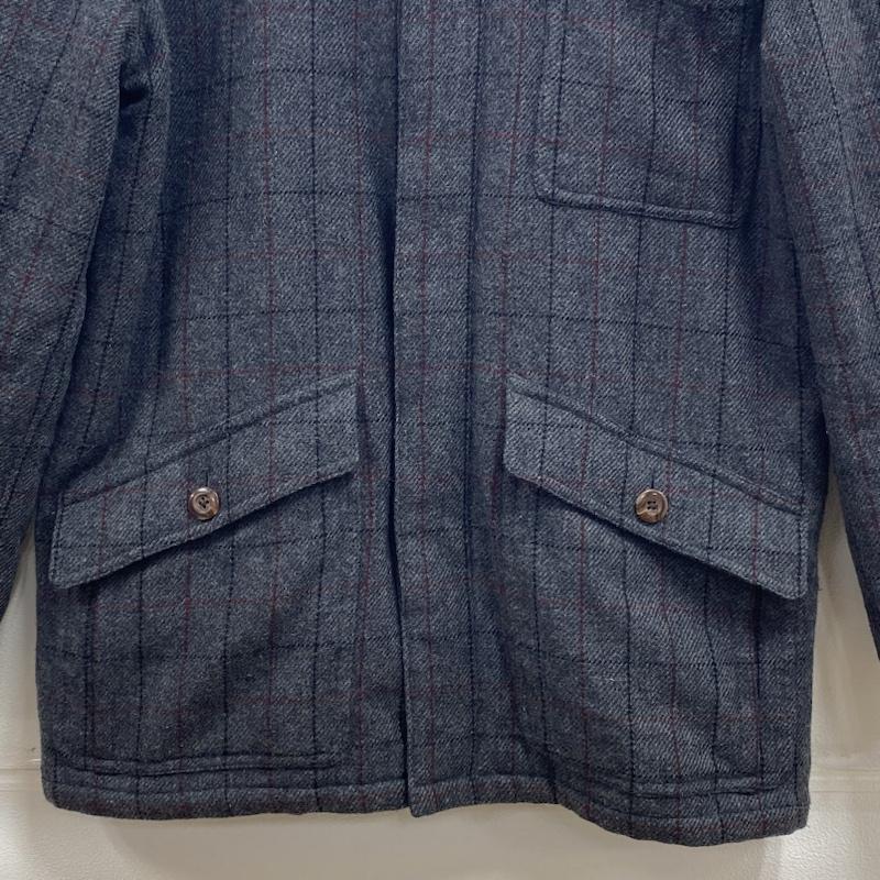 ラルフローレン RALPHLAUREN ジャケット、上着 ジャンパー、ブルゾン CHAPS ウール 中綿 ジャケット 2236-8751 M チェック 灰 / グレー / gray メンズ USED 古着 中古 50113927