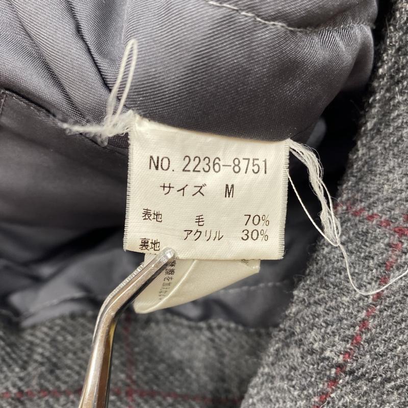 ラルフローレン RALPHLAUREN ジャケット、上着 ジャンパー、ブルゾン CHAPS ウール 中綿 ジャケット 2236-8751 M チェック 灰 / グレー / gray メンズ USED 古着 中古 50113927