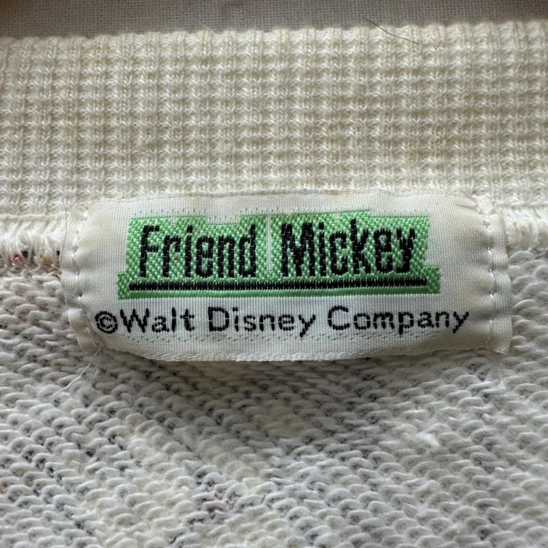 古着 USED トレーナー 長袖 Disney VINTAGE ディズニー ピノキオ ファウルフェロー ギデオン 総柄 トレーナー - 白 / ホワイト / white X マルチカラー / マルチカラー / multicolor メンズ USED 古着 中古 50113968