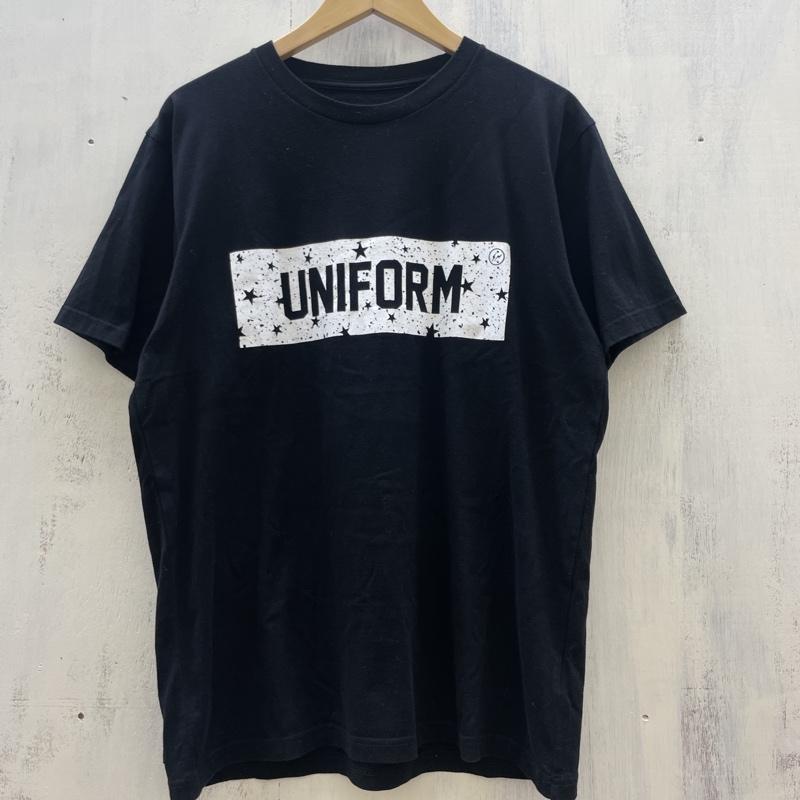 ユニフォームエクスペリメント uniform experiment Tシャツ 半袖 UE-167082 16AW STAR BOX LOGO TEE スター ボックス ロゴ M 黒 / ブラック / black メンズ USED 古着 中古 50114614