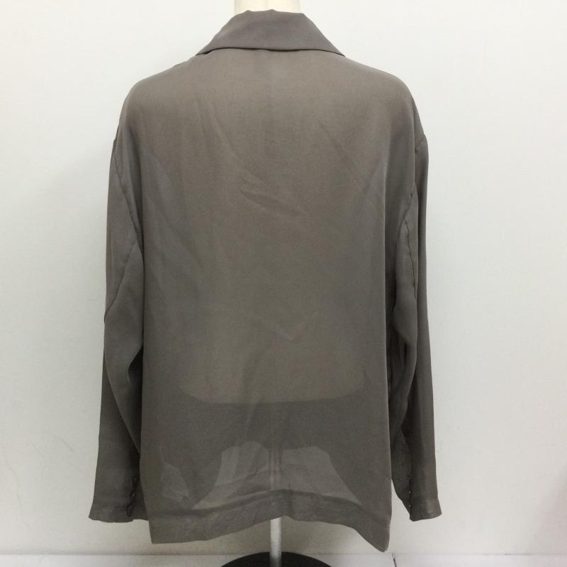 スナイデル SNIDEL ジャケット、上着 ジャケット、ブレザー SWFJ242085 Sheer Jacket シアー ジャケット モカ 1 無地 グレージュ / グレージュ / レディース USED 古着 中古 50114667