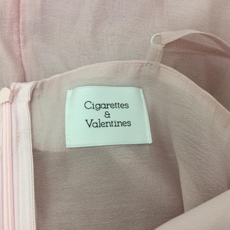 古着 USED ワンピース ロングスカート cigarettes&valentines シガレット アンド ヴァレンタイン Sheer シアー キャミワンピース FREE 無地 桃 / ピンク / pink レディース USED 古着 中古 50114670