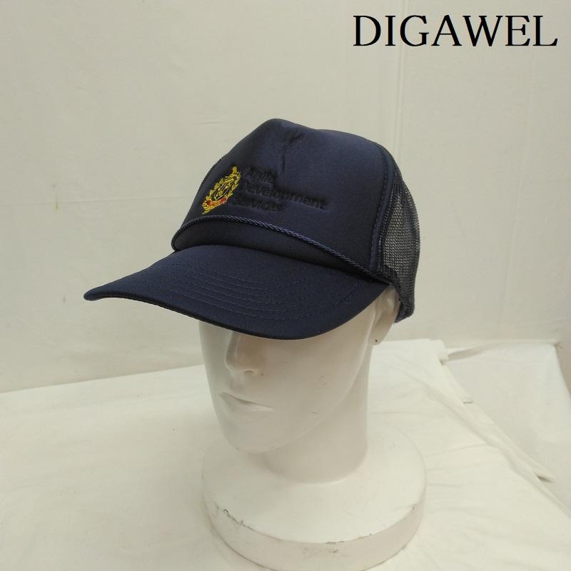 ディガウェル DIGAWEL 帽子 キャップ OTTO CAP edition Trucker Hat メッシュ キャップ FREE 紺 / ネイビー / navy メンズ USED 古着 中古 50114759