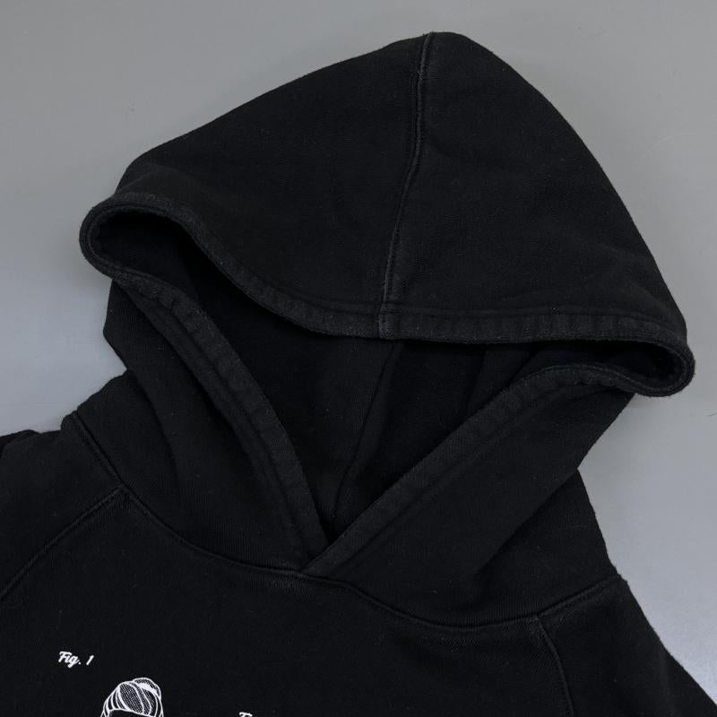 キス KITH パーカー 長袖 Barbie Hoodie Dress バービー コラボ フーディ プルオーバー ロング丈 スウェット - 黒 / ブラック / black ガールズ USED 古着 中古 50114801
